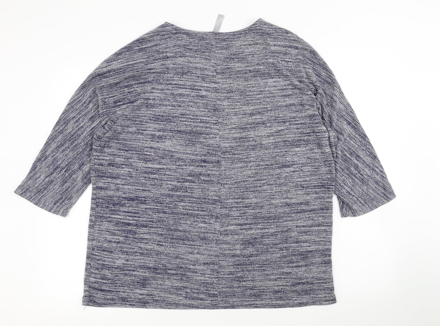 Preworn Womens Blue   Basic Blouse Size XL