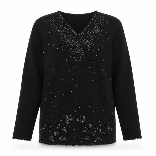 Berkertex Womens Black   Pullover Jumper Size 16