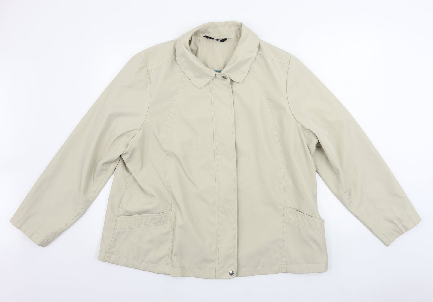 bm collection     Womens Beige   Jacket Coat Size L