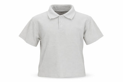 techino  Boys White   Basic Polo Size 6-7 Years