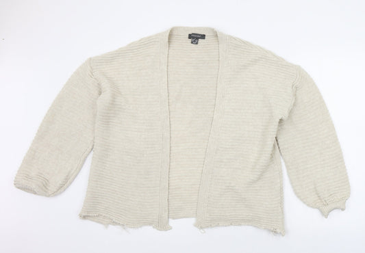 Primark Womens Beige   Cardigan Jumper Size S