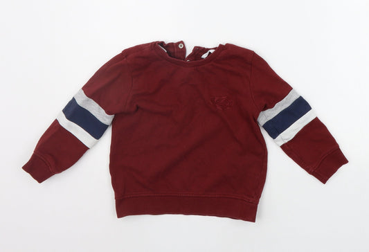 MNG  Girls Purple   Pullover Jumper Size 4-5 Years