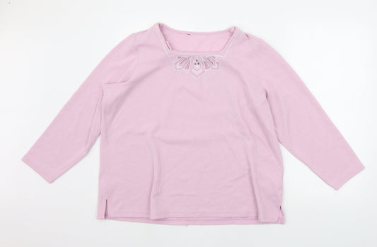 Preworn Womens Pink   Pullover Jumper Size L