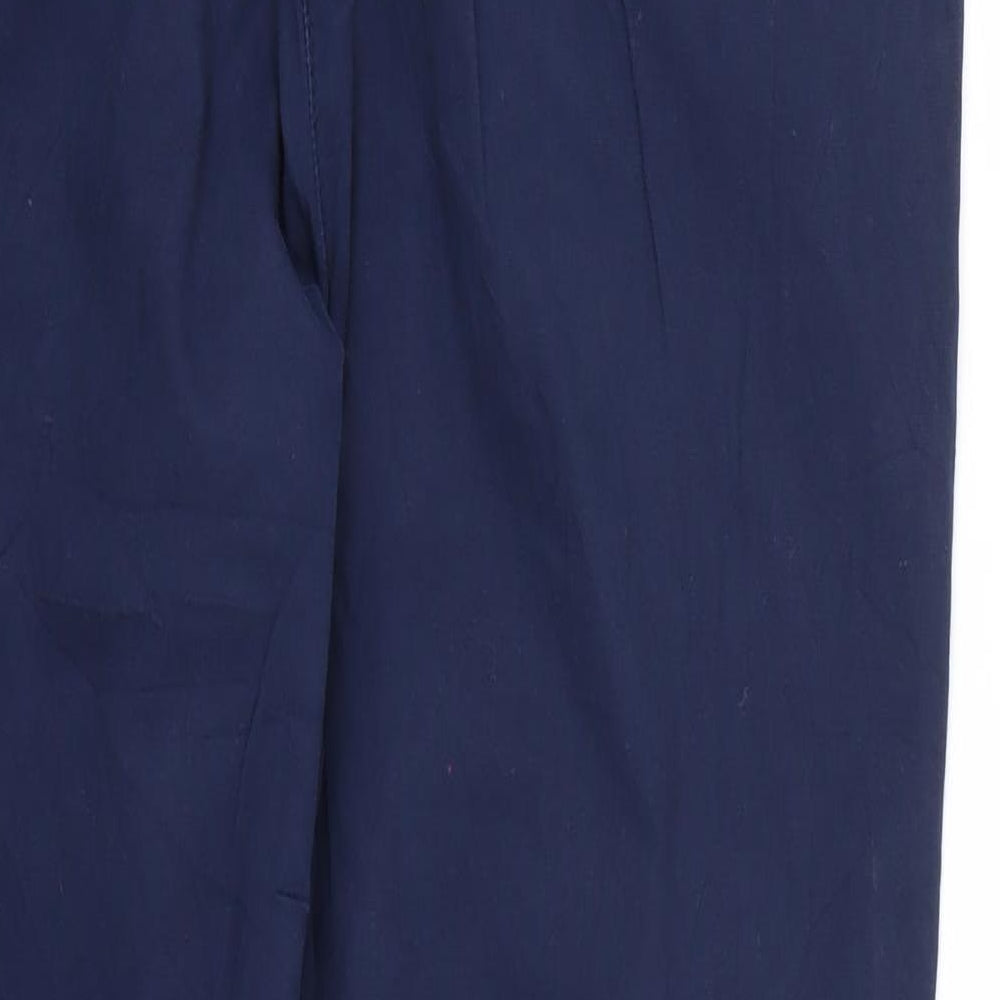 woman Womens Blue   Trousers  Size 10 L26 in