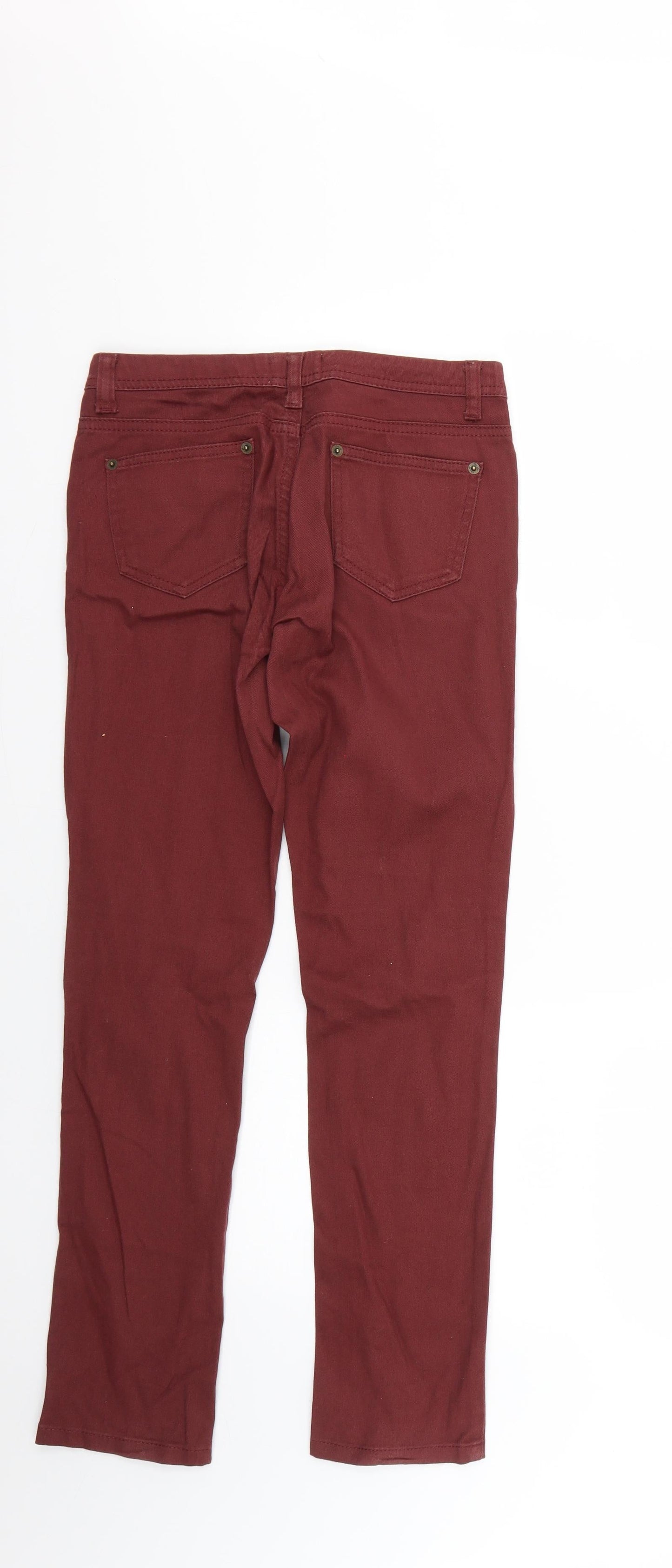 miss denim Womens Red   Skinny Jeans Size 8 L27 in