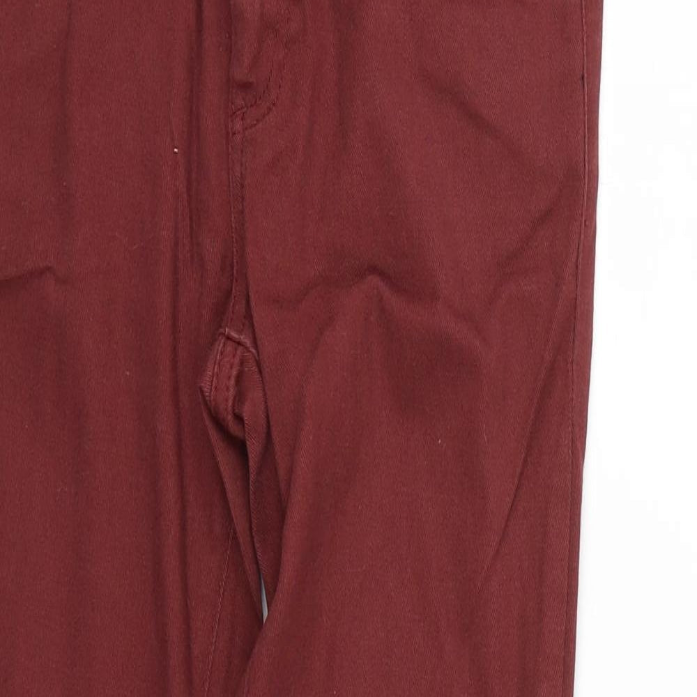 miss denim Womens Red   Skinny Jeans Size 8 L27 in