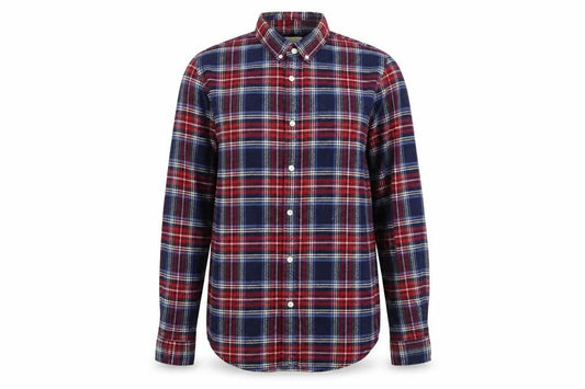 Selected Mens Multicoloured Check   Button-Up Size M