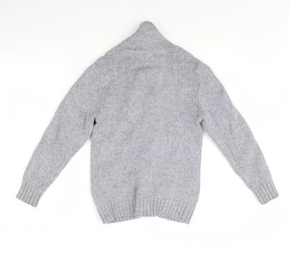 Back view of H&M girls’ grey jacket, size 8, years