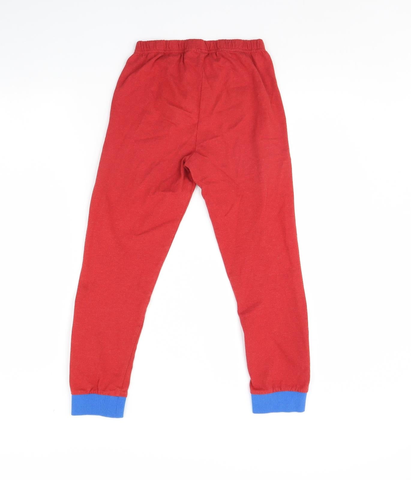 Disney Boys Red Solid   Pyjama Pants Size 9 Years  - SpiderMan