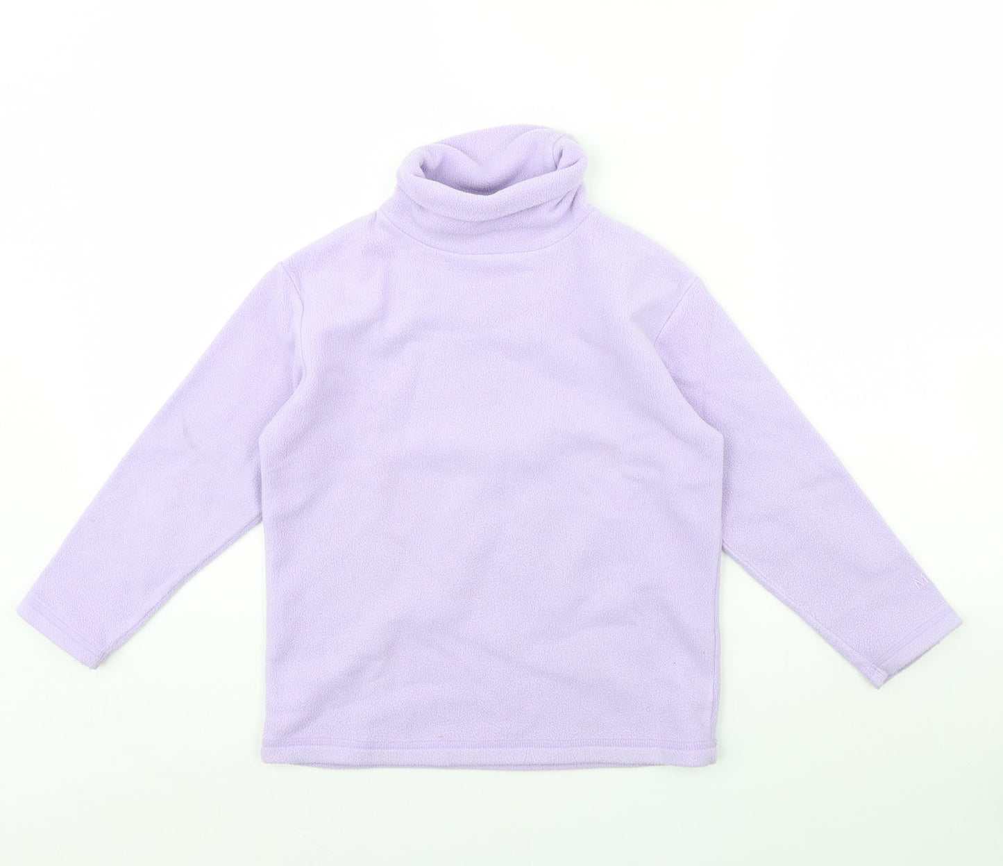 Maine Girls Purple  Fleece Pullover Jumper Size 5 Years