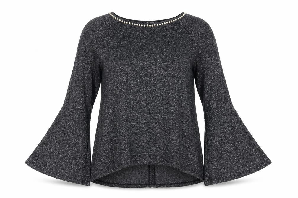 COIN 1804 Womens Grey   Basic T-Shirt Size S