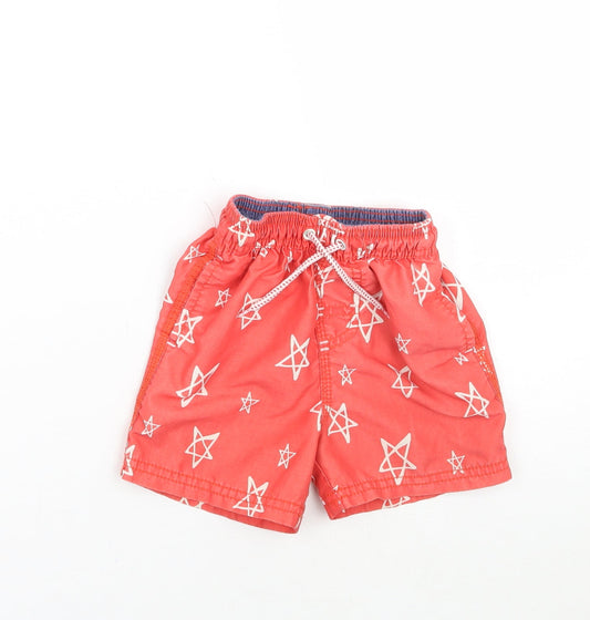 NEXT Baby Orange Geometric  Cropped Trousers Size 12-18 Months