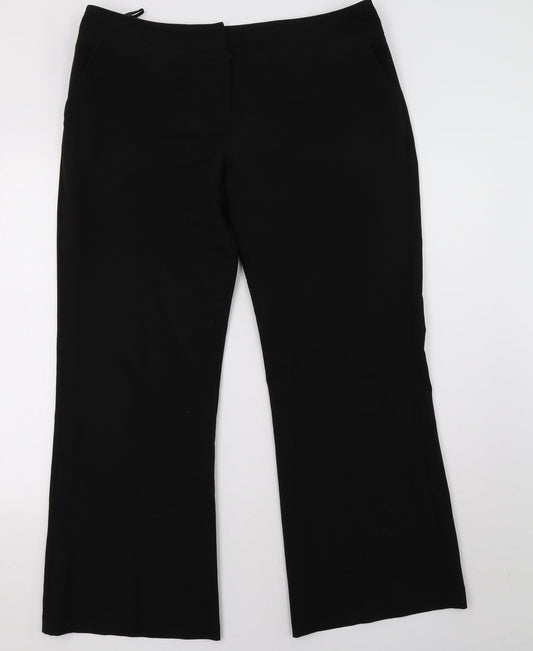 Dorothy Perkins Womens Black   Trousers  Size 16 L30 in