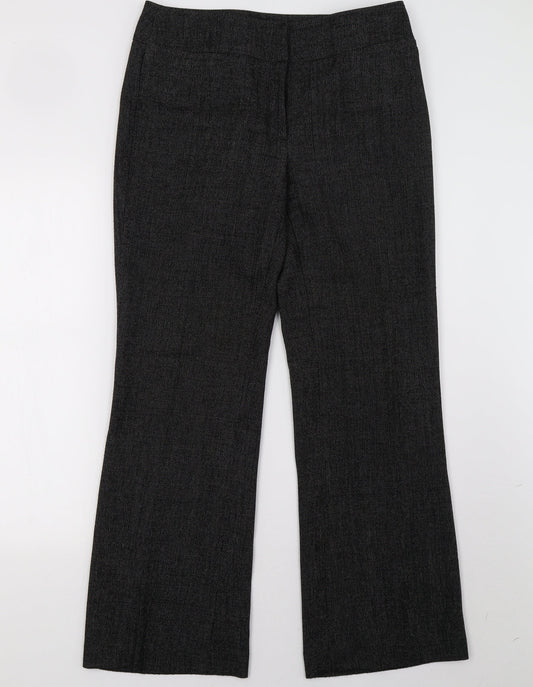 Dorothy Perkins Womens Black   Trousers  Size 12 L31 in