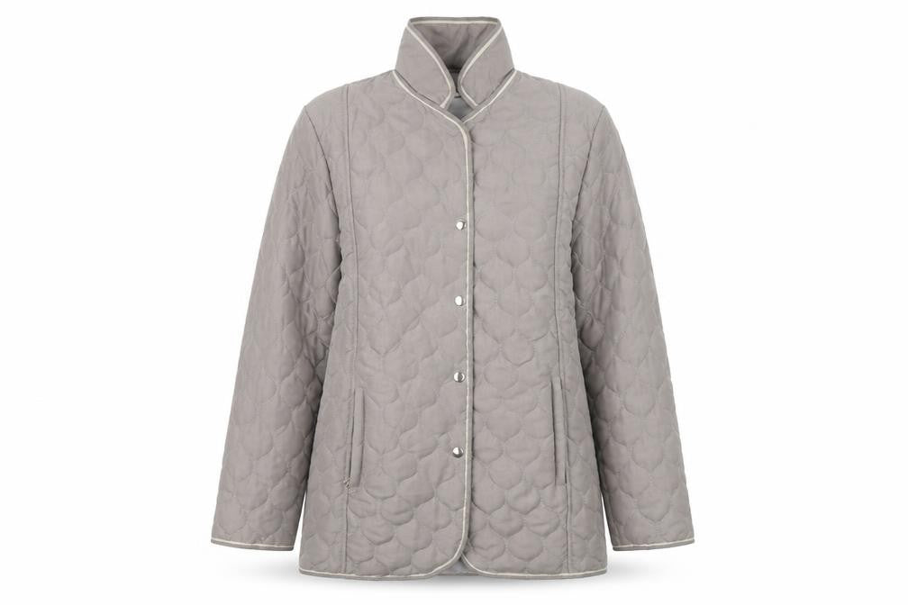 Gabriella Womens Grey   Puffer Jacket Coat Size 12
