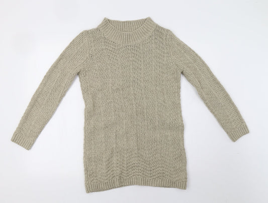 Matalan Womens Beige  Knit Pullover Sweatshirt Size S