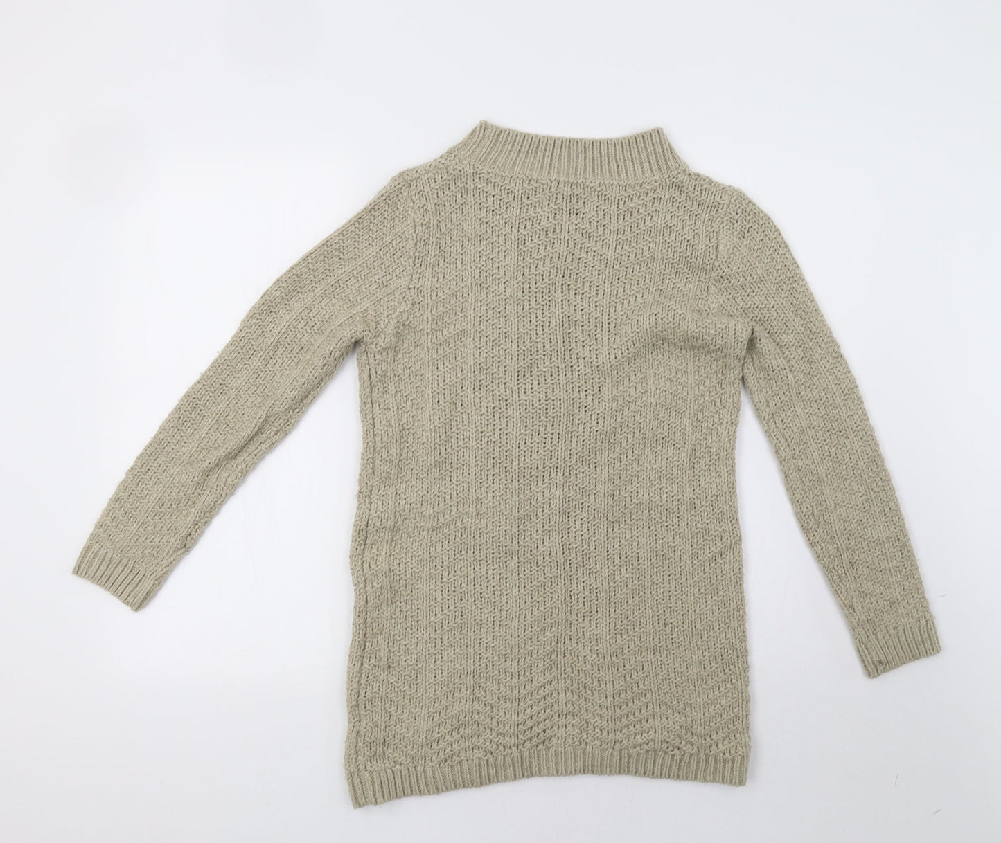 Matalan Womens Beige  Knit Pullover Sweatshirt Size S