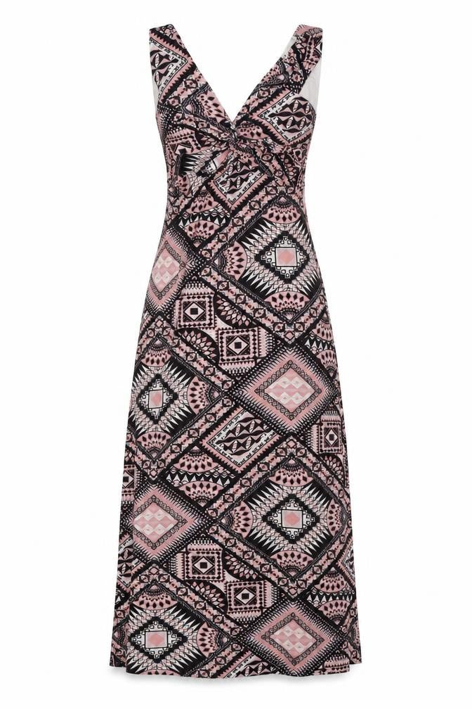 t.g Womens Pink Geometric  A-Line  Size 12