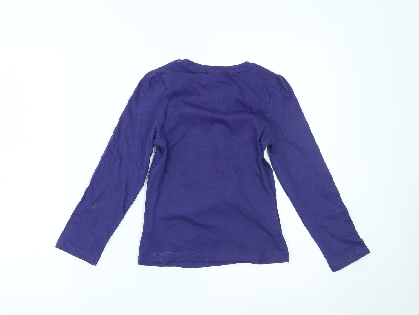 Star Wars Girls Purple   Top Pyjama Top Size 8 Years  - Star wars