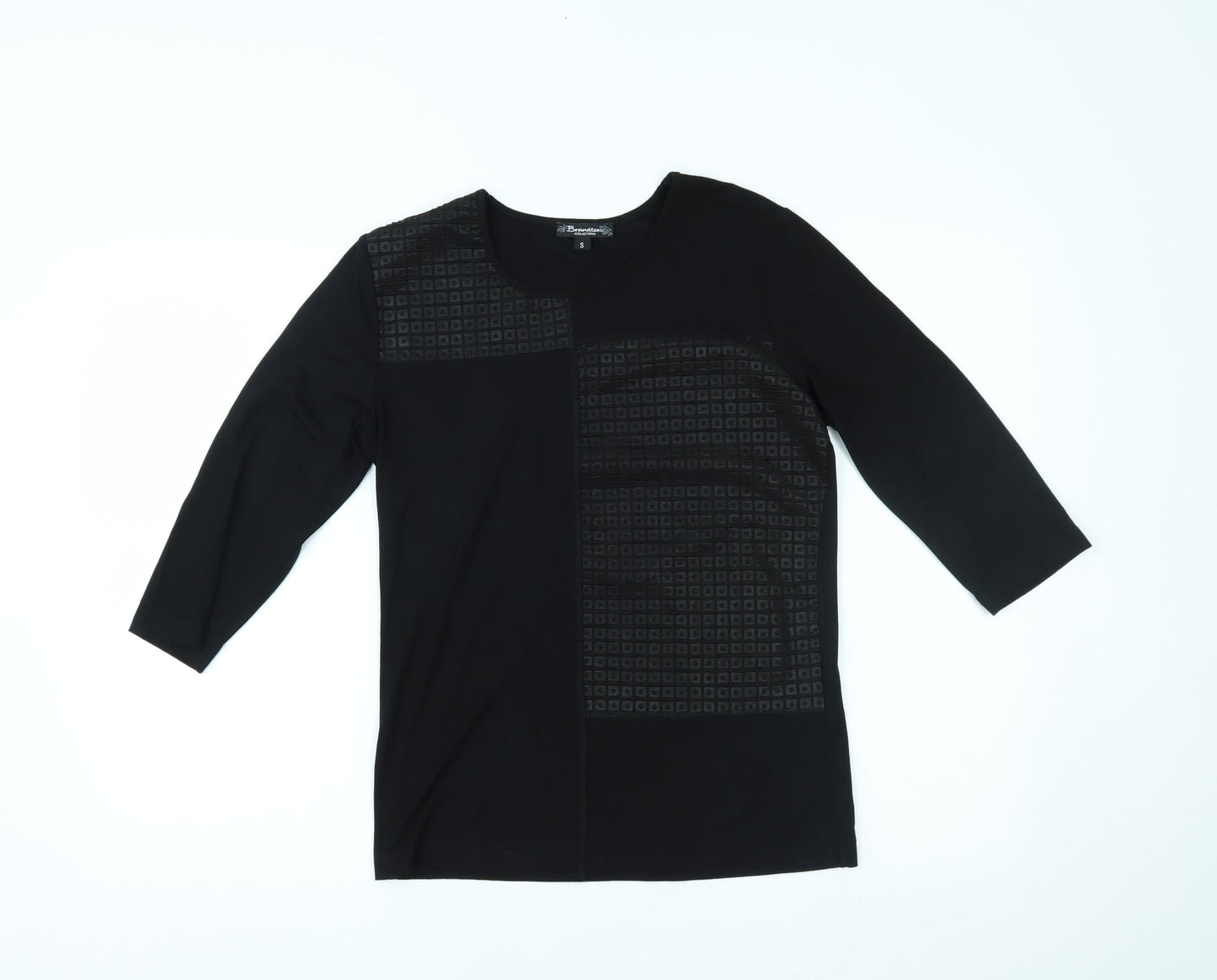 Brandtex Womens Black   Basic Blouse Size S