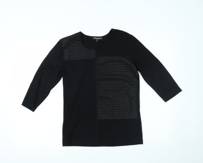 Brandtex Womens Black   Basic Blouse Size S