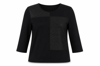 Brandtex Womens Black   Basic Blouse Size S