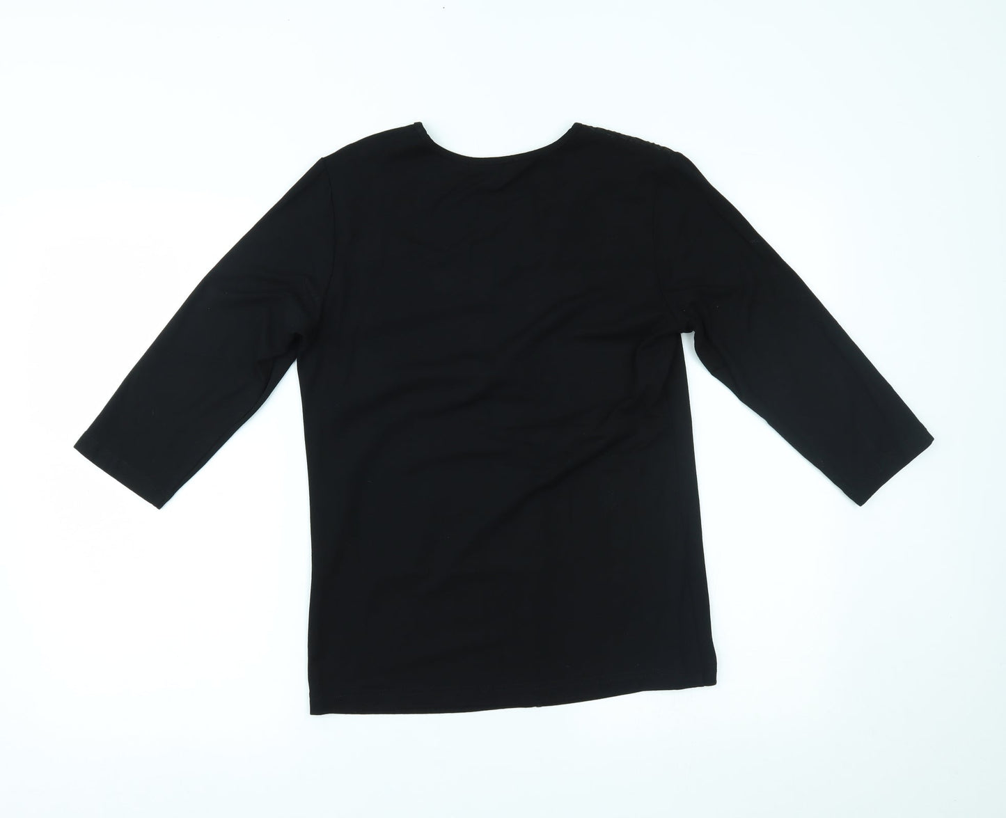 Brandtex Womens Black   Basic Blouse Size S