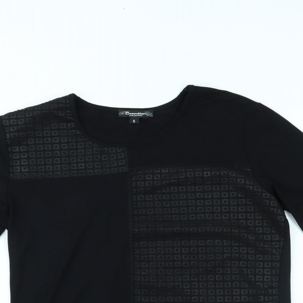 Brandtex Womens Black   Basic Blouse Size S
