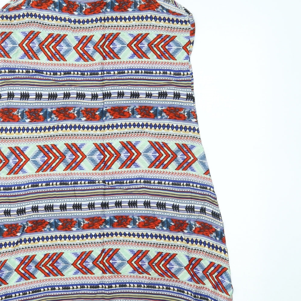 Primark Womens Multicoloured Geometric  Shift  Size 8