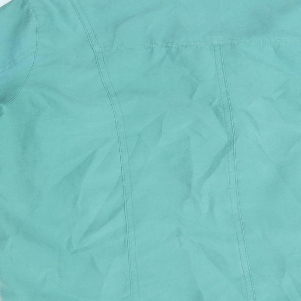 Classics Womens Green   Overcoat Coat Size 12