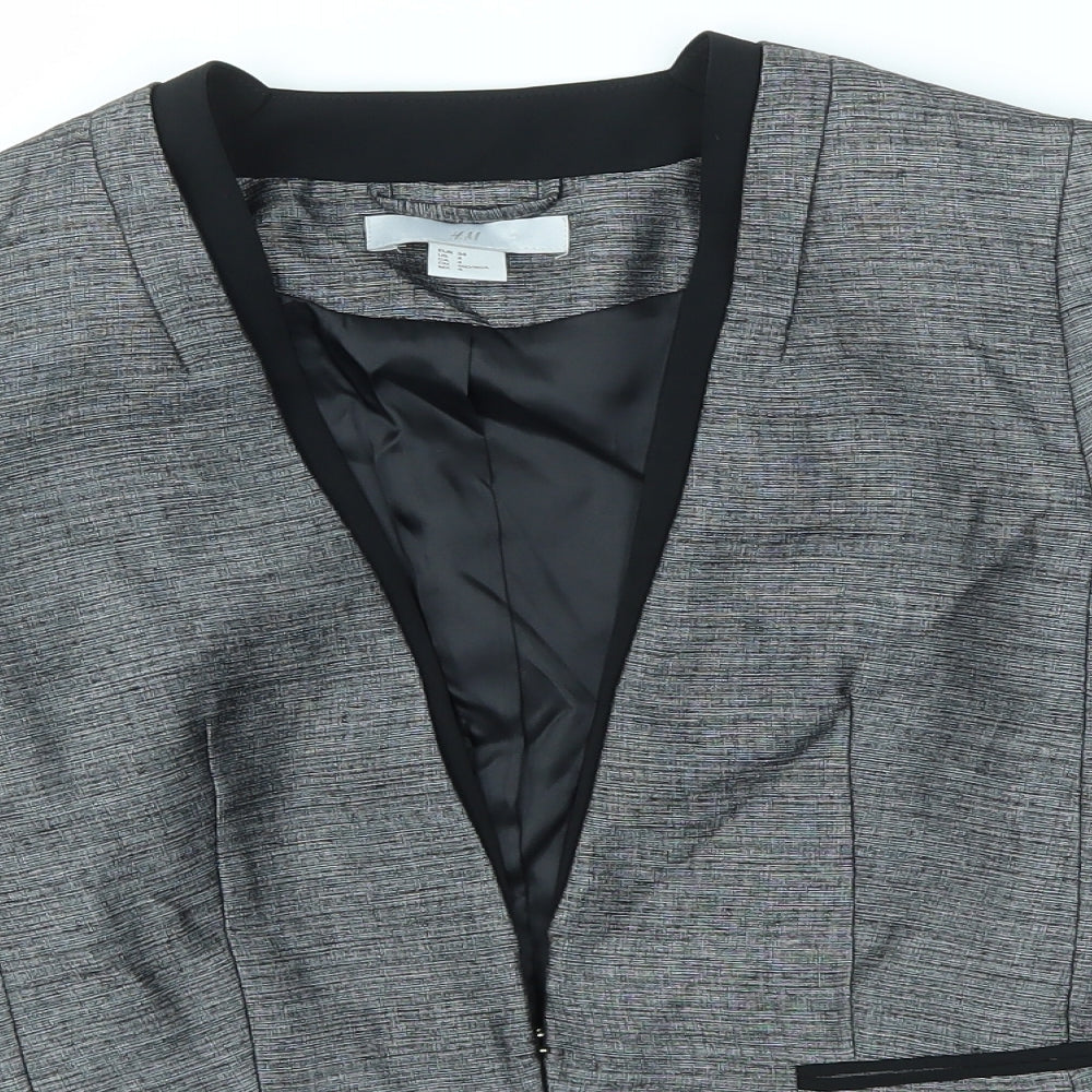 H&M Womens Grey   Jacket  Size 6