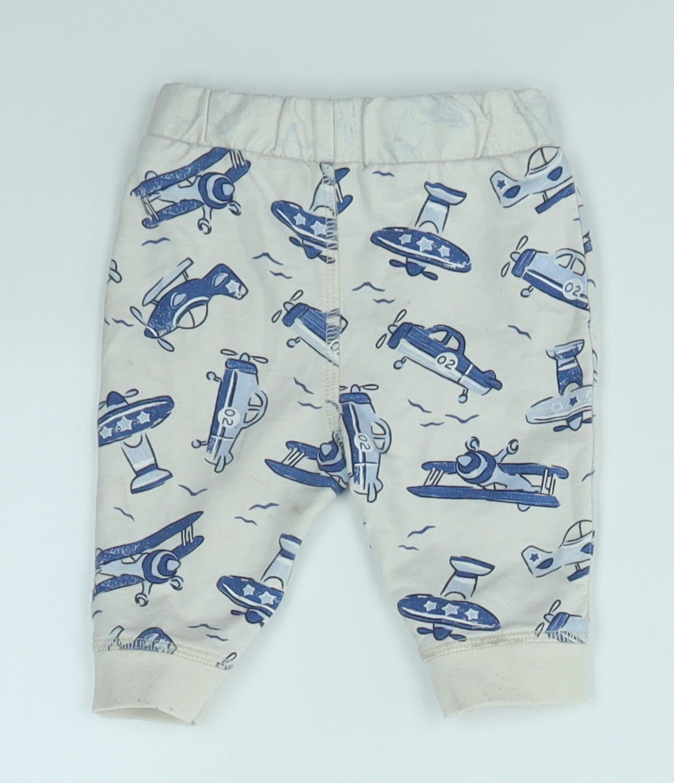TU Baby Multicoloured   Jogger Trousers Size 0-3 Months