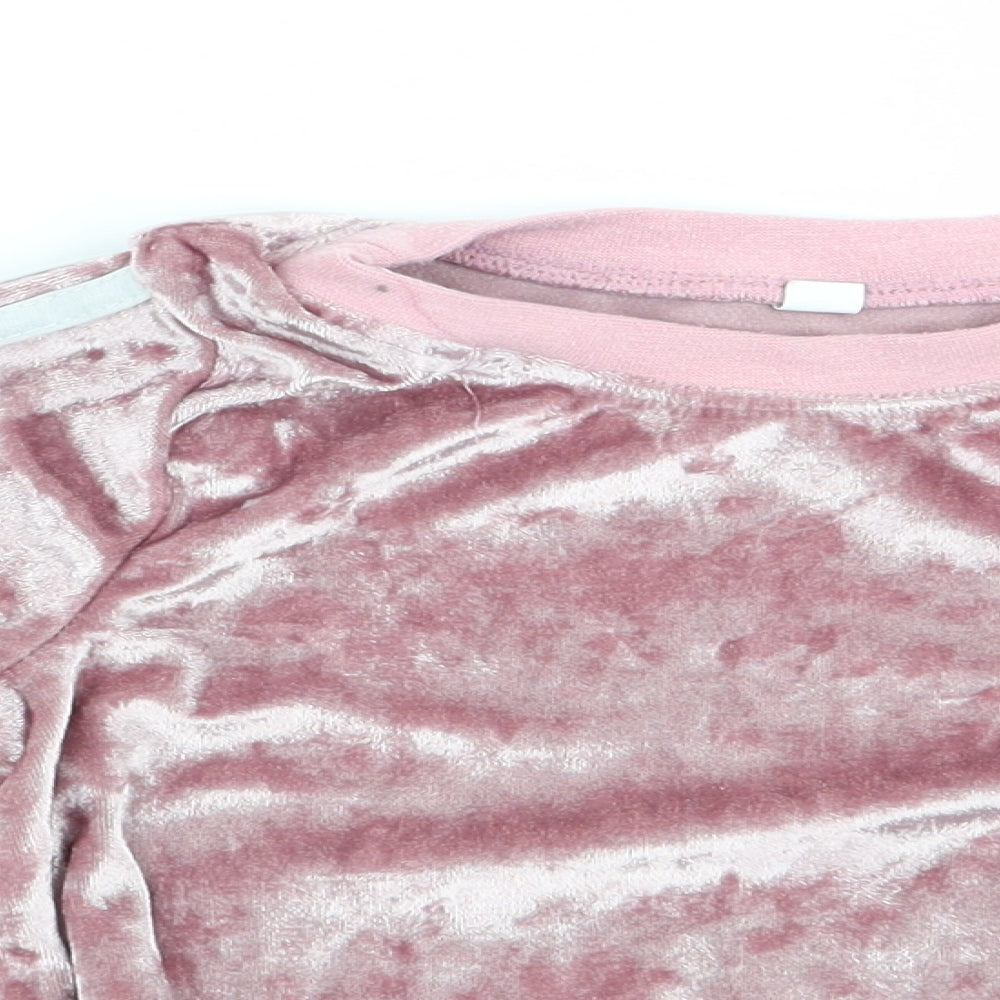 Preworn Girls Pink   Pullover Sweatshirt Size 2-3 Years