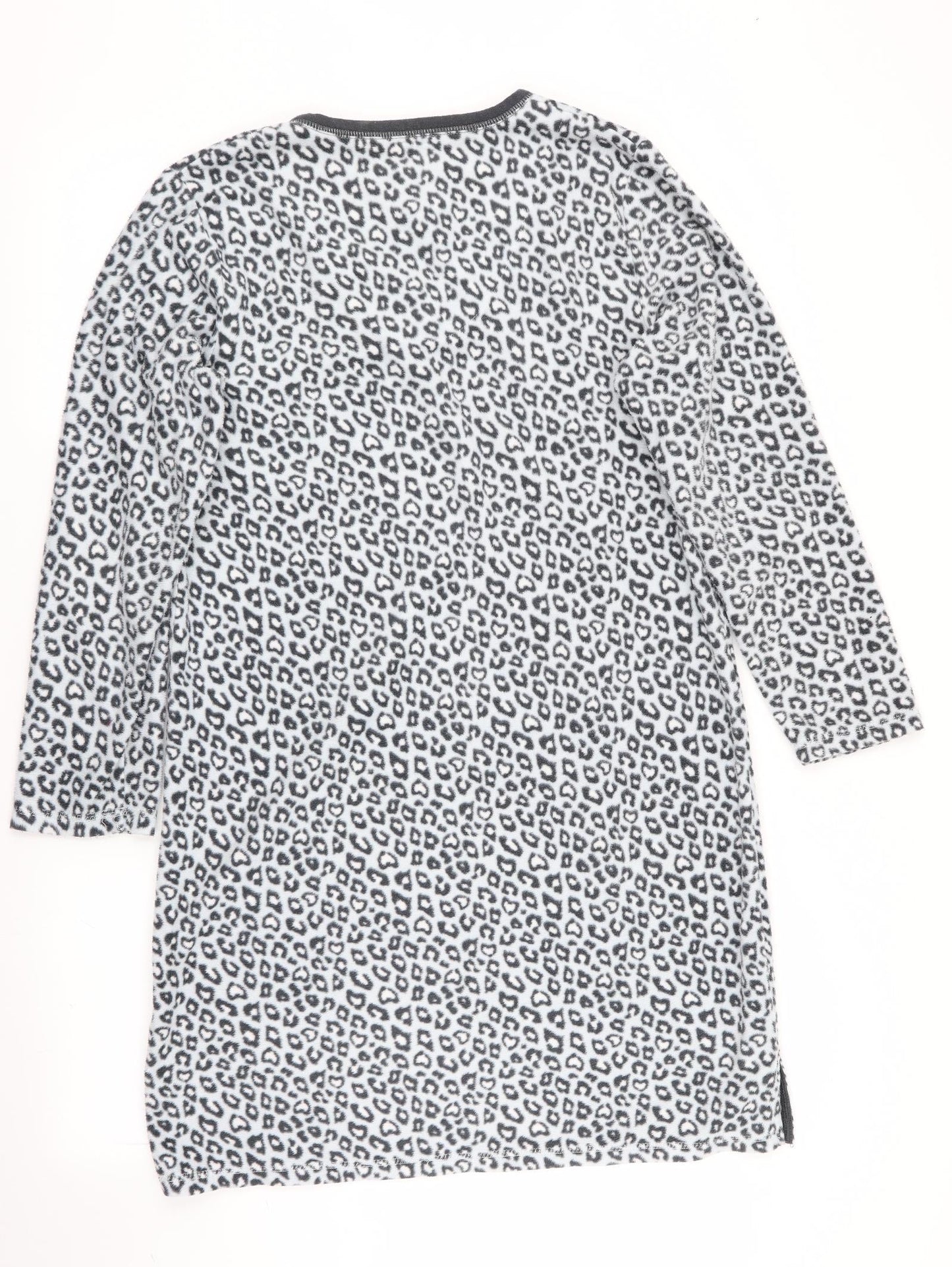 Love To Lounge Womens Grey Animal Print   Dress Size 8