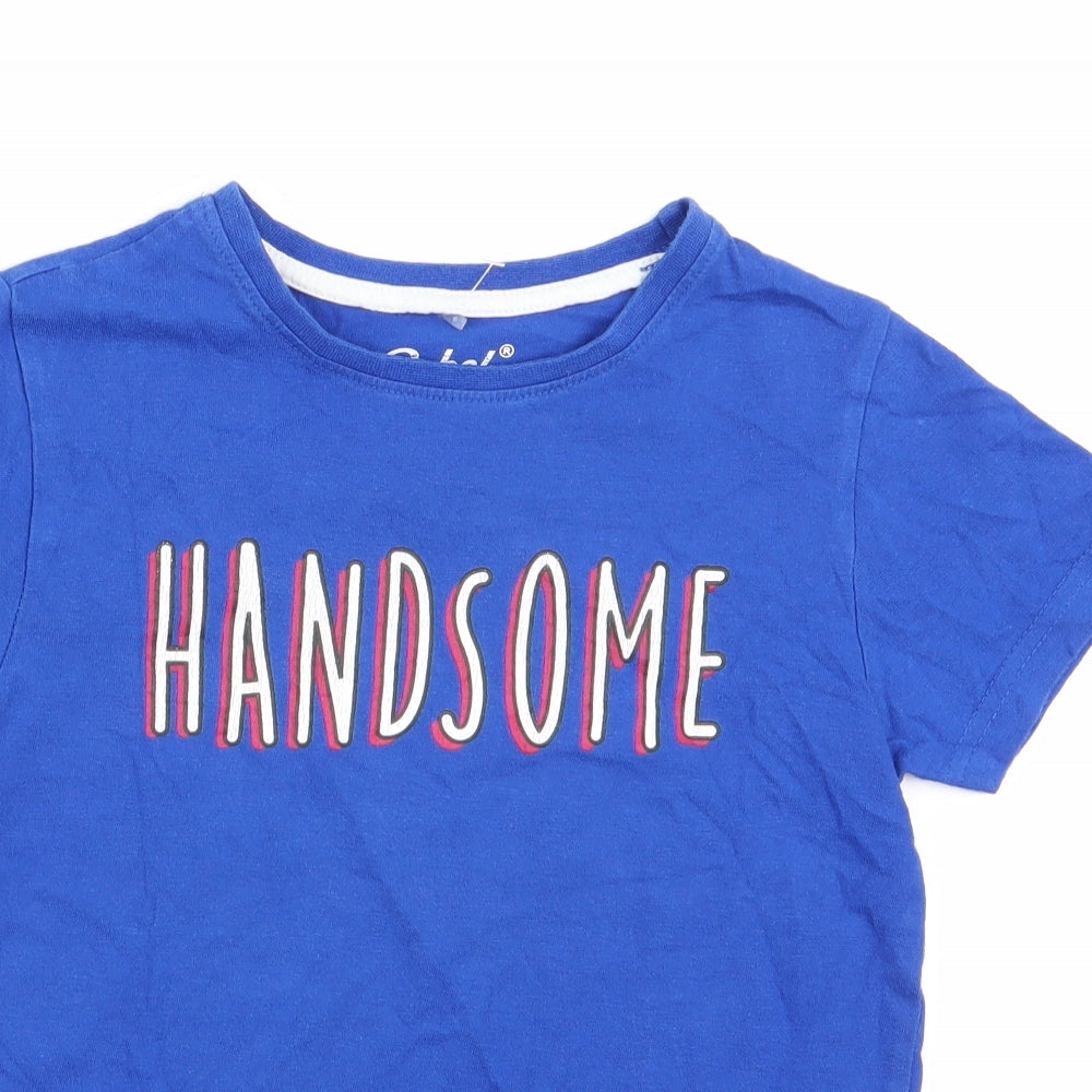 Rebel by Primark Boys Blue   Basic T-Shirt Size 6-7 Years