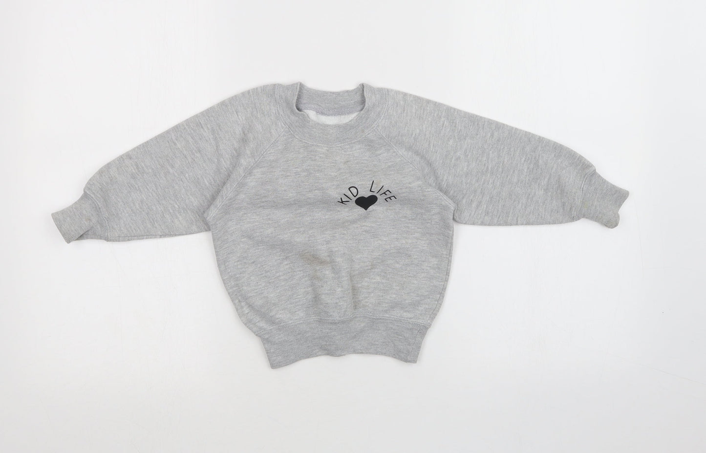 Preworn Girls Grey   Pullover Jumper