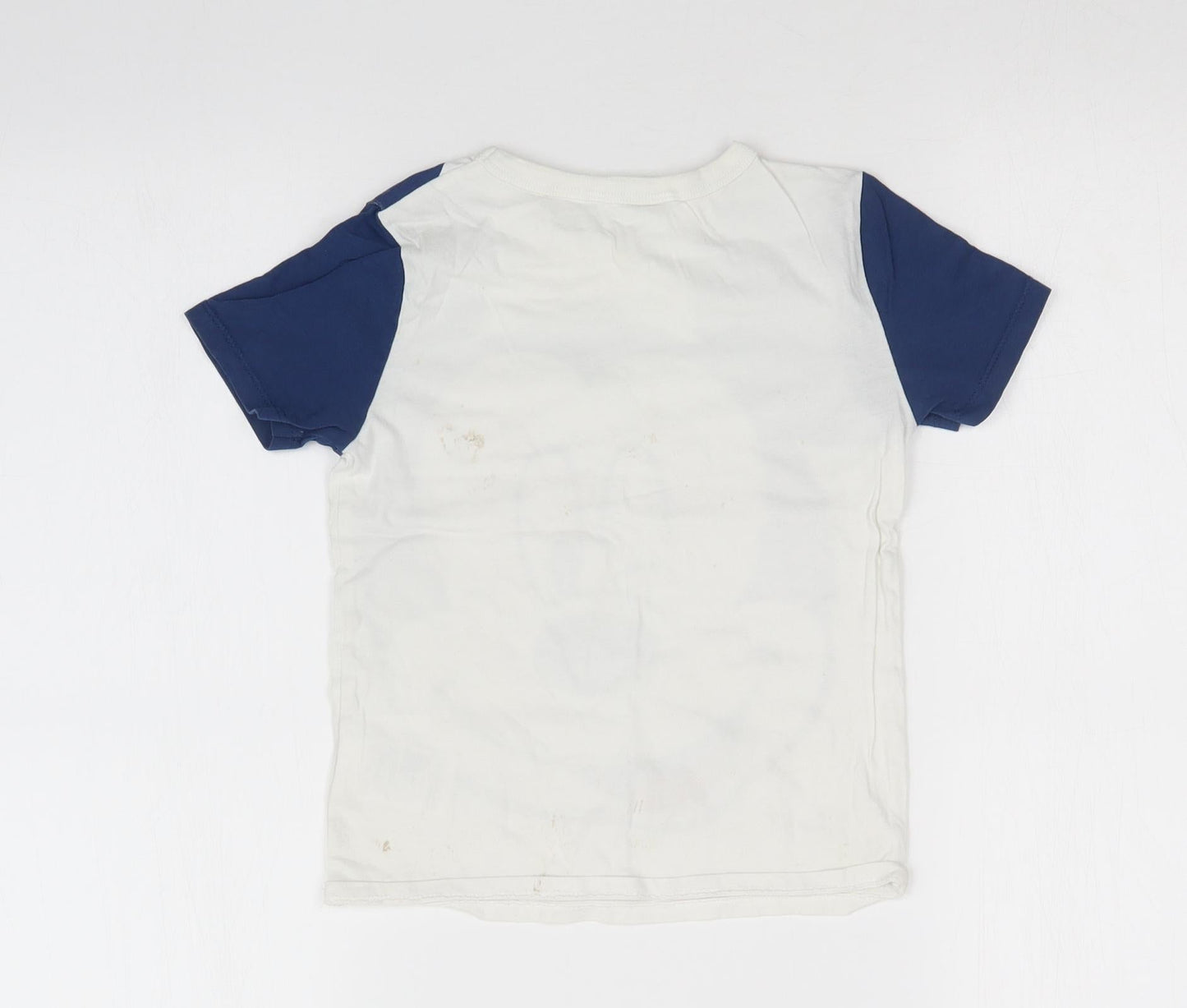 H&M Boys White   Basic T-Shirt Size 5-6 Years