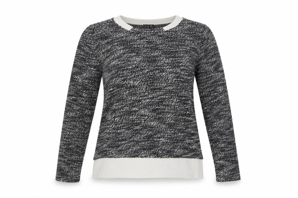 DANITY Womens Grey   Pullover Sweatshirt Size M