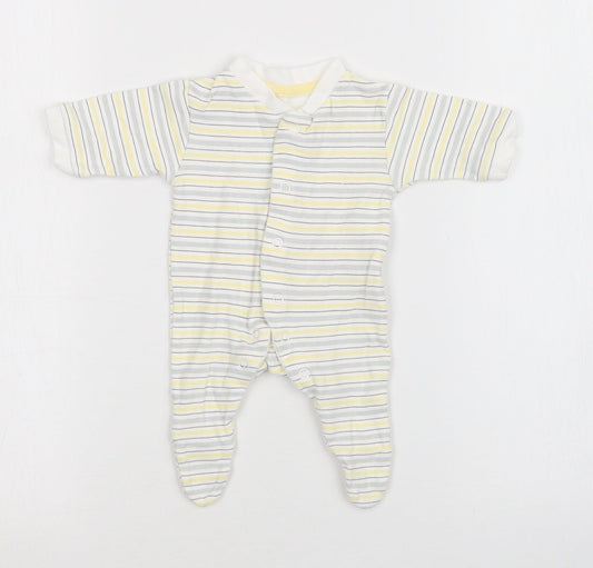 EARLY DAYS Baby Multicoloured Striped  Babygrow One-Piece Size Newborn
