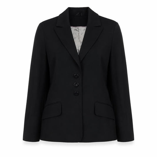 NEXT Womens Black Striped  Jacket Blazer Size 10