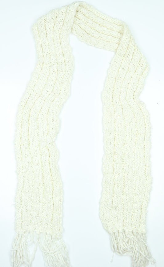 Preworn Womens Ivory    Scarf