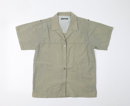 Hawkshead Mens Beige    Button-Up Size M