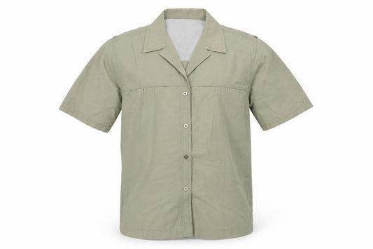 Hawkshead Mens Beige    Button-Up Size M