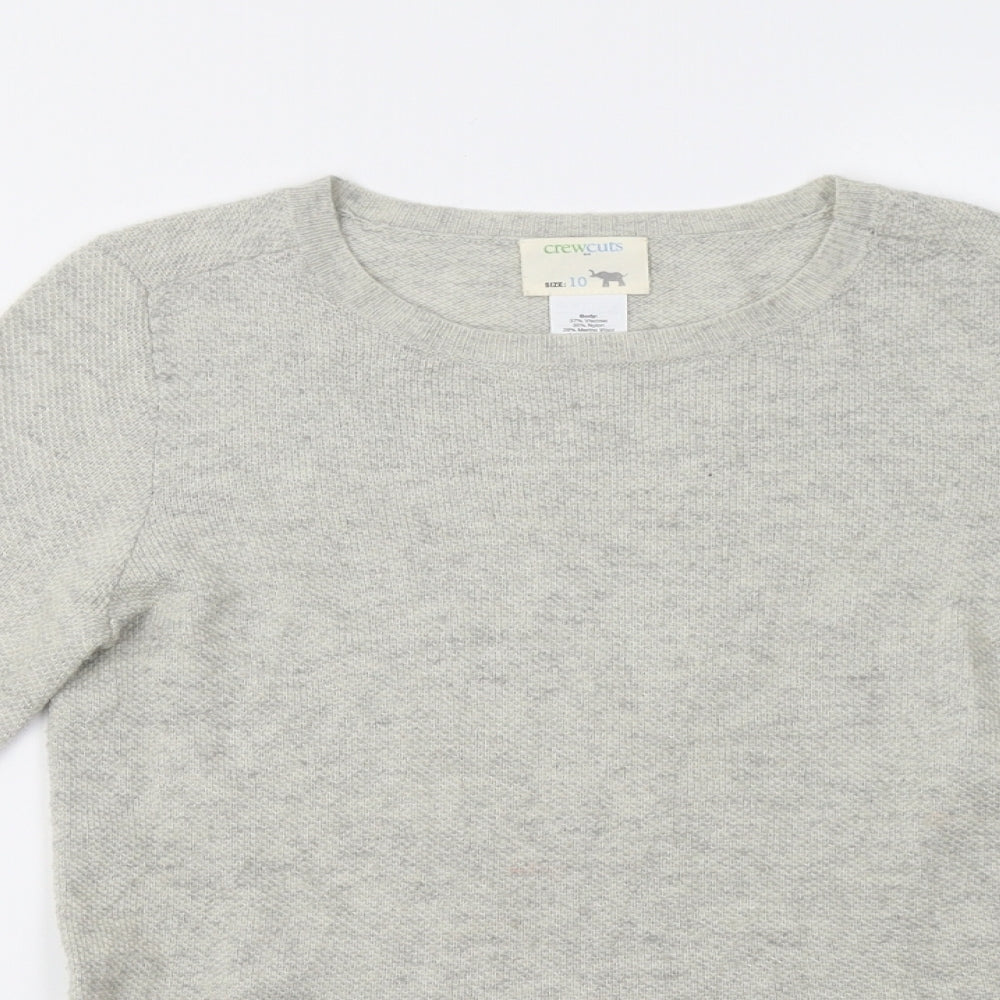 Crew Cuts Womens Grey   Pullover Jumper Size 10