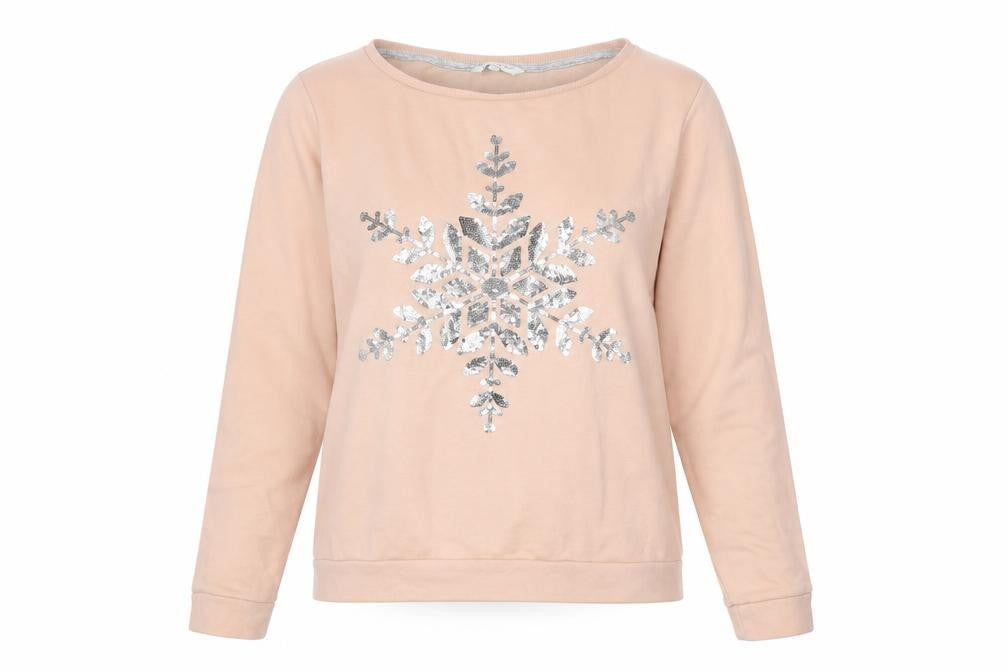 New Look Womens Pink   Pullover Sweatshirt Size 12