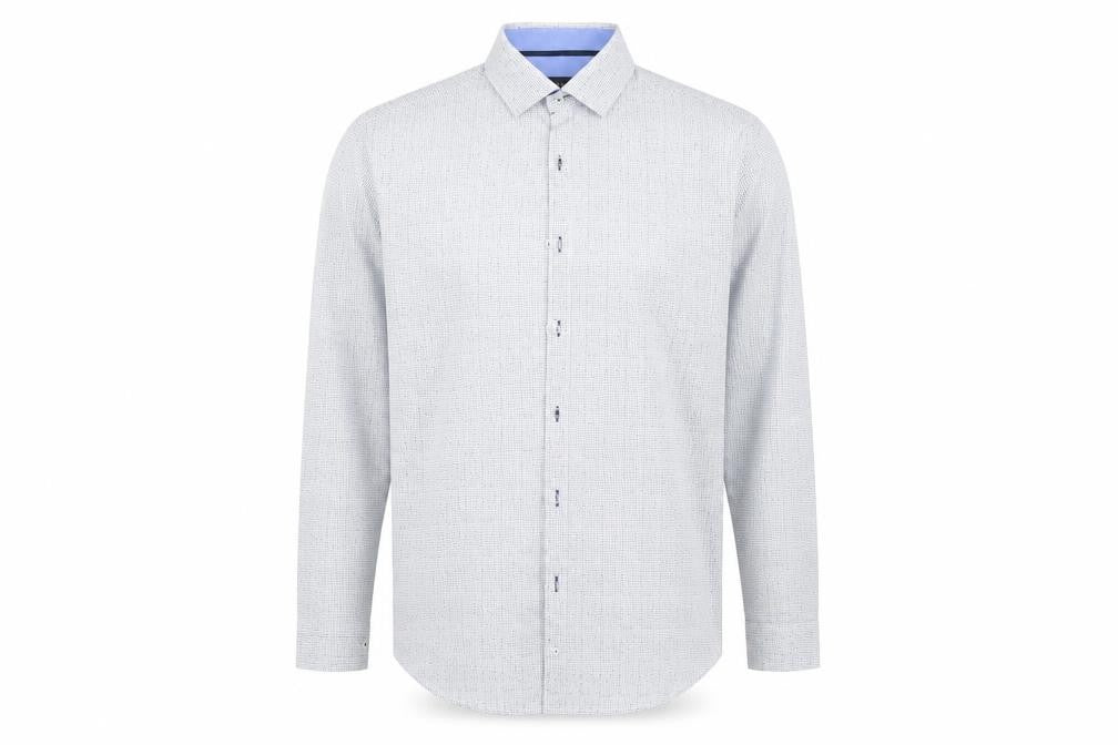 STL Mens Multicoloured Polka Dot   Button-Up Size L