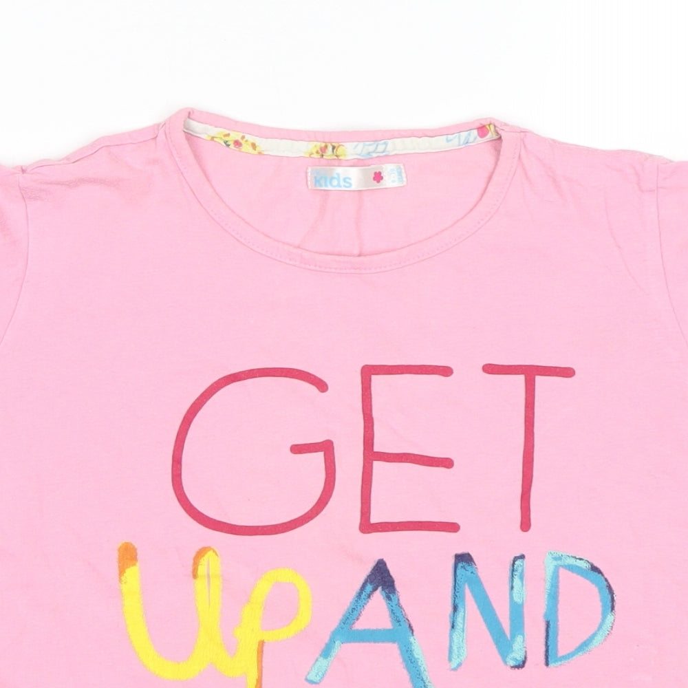 M&Co Girls Pink   Top Pyjama Top Size 9-10 Years