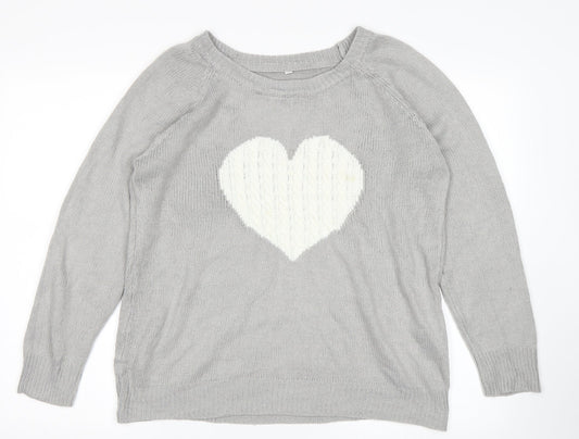 Preworn Womens Grey   Pullover Jumper Size M