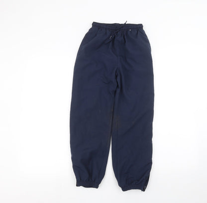Additional front view of school life boys’ blue sweatpants, size 9, months