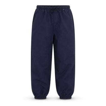 Front view of school life boys’ blue sweatpants, size 9, months